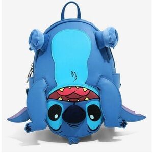NWT Loungefly Lilo and Stitch upside-down mini backpack